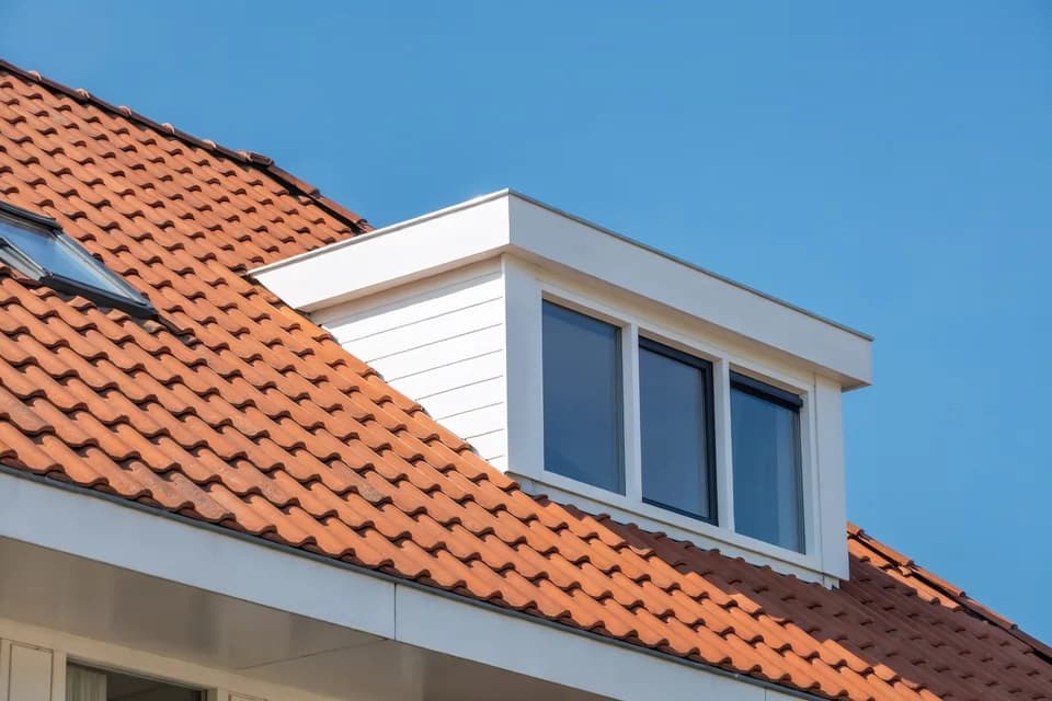 Dakkapel met plat dak - Kunststof (PVC)