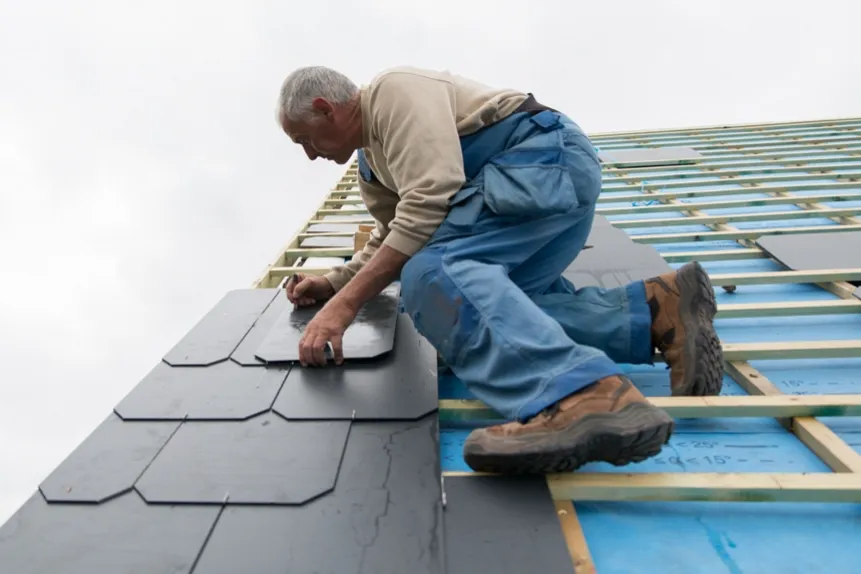 Dakrenovatie Onze-Lieve-Vrouw-Waver, Heiken